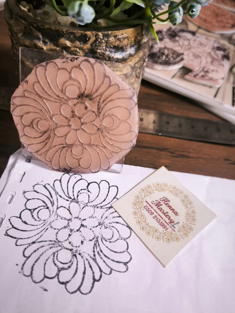 Make your own stamp bunches  ( Select any 4 bunches design of your choice )