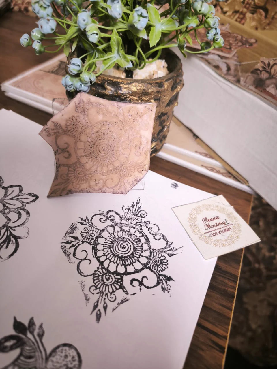 Make your own stamp bunches  ( Select any 4 bunches design of your choice )