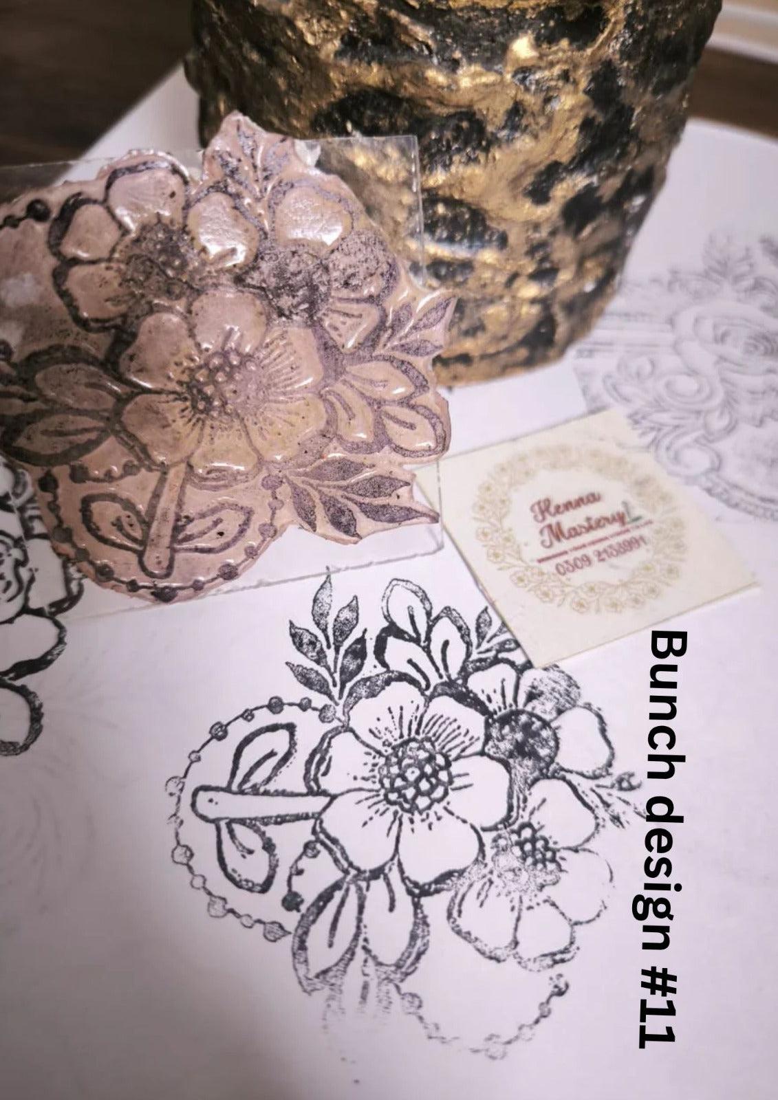 Reusable Mehandi/Henna Stamps (Select any design of your choice ) +FREE DELIVERY