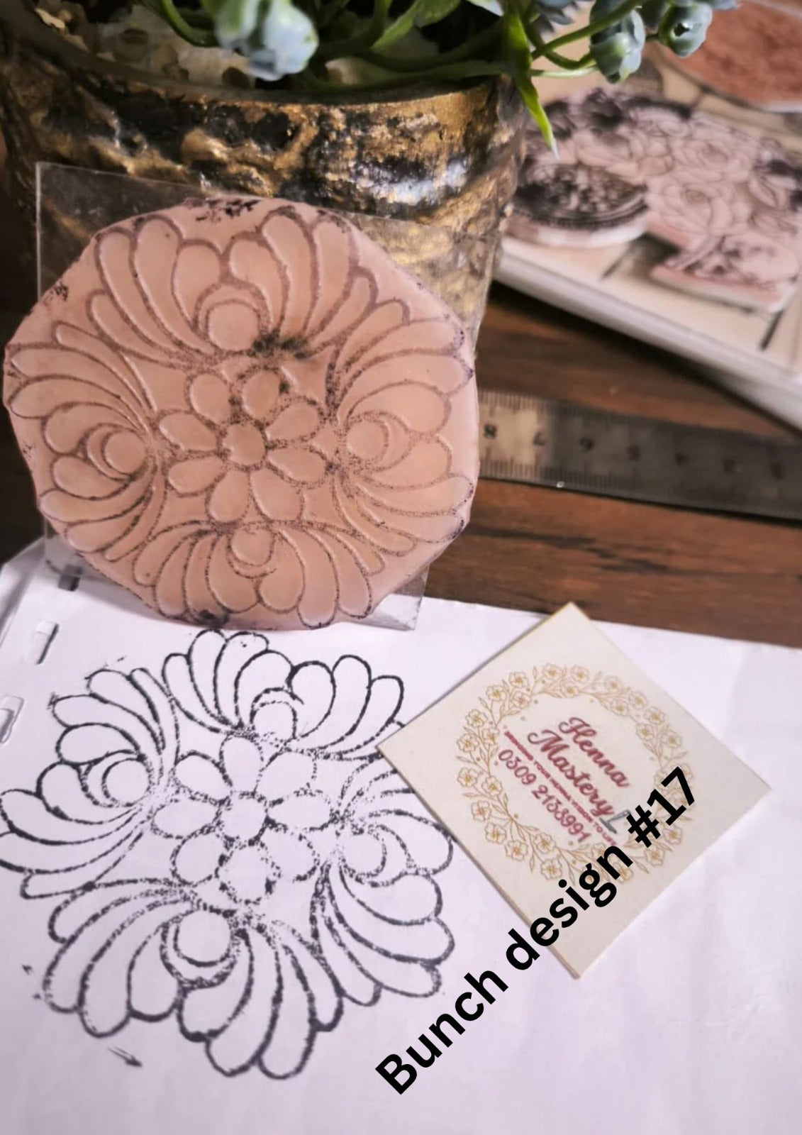 Reusable Mehandi/Henna Stamps (Select any design of your choice ) +FREE DELIVERY