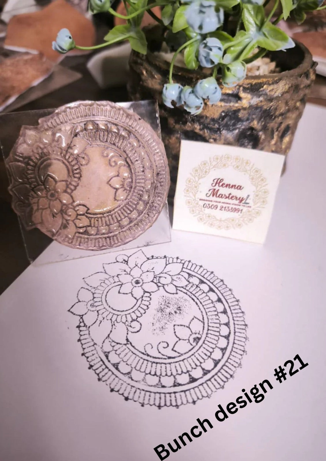 Reusable Mehandi/Henna Stamps (Select any design of your choice ) +FREE DELIVERY