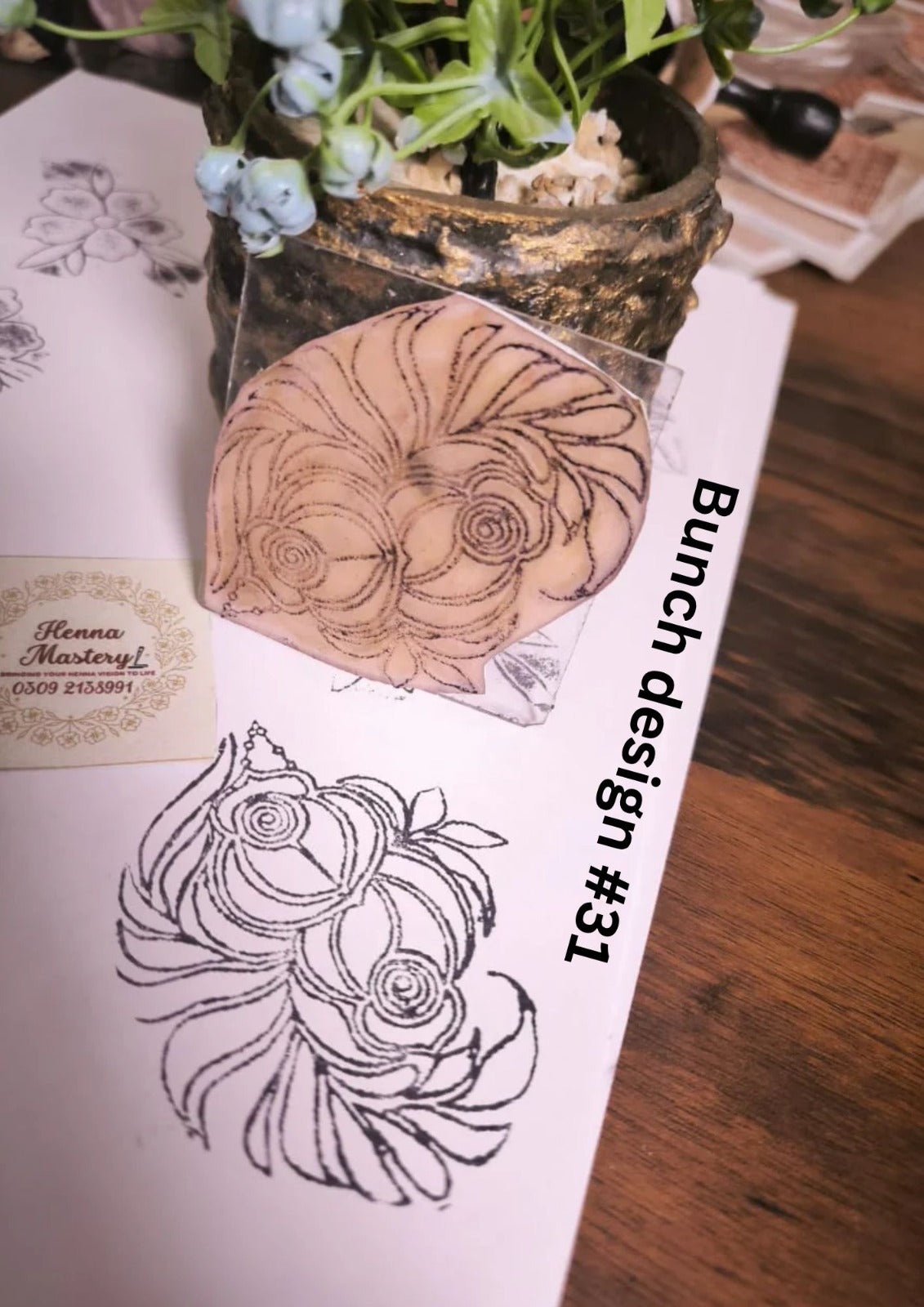 Reusable Mehandi/Henna Stamps (Select any design of your choice ) +FREE DELIVERY