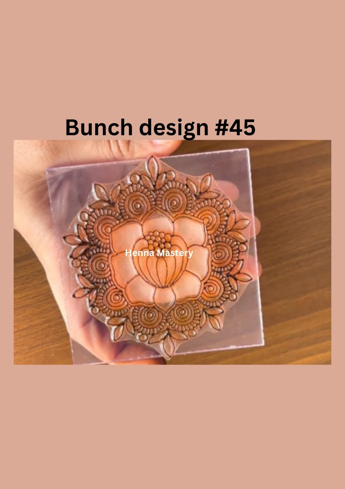 Reusable Mehandi/Henna Stamps (Select any design of your choice ) +FREE DELIVERY