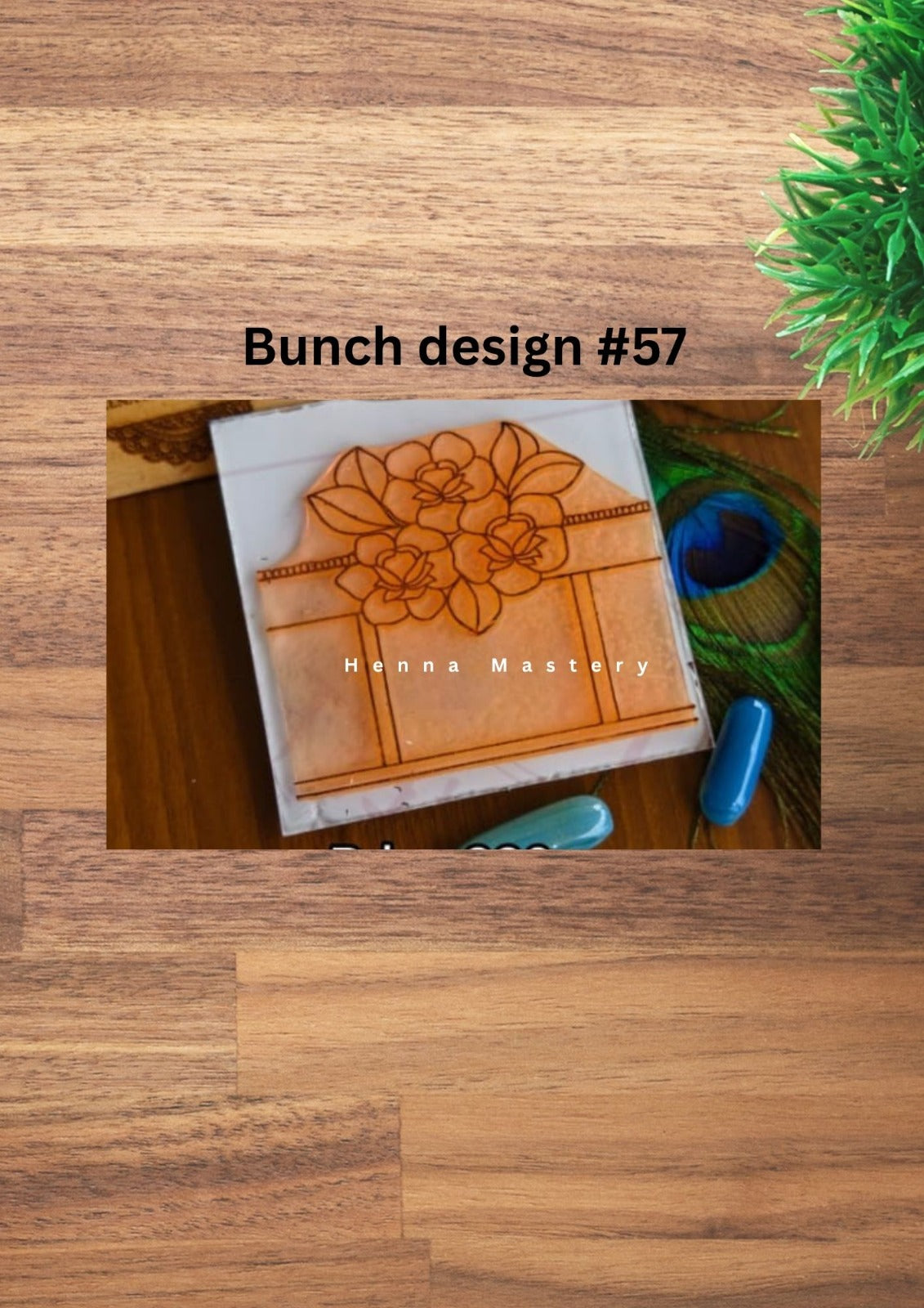 Reusable Mehandi/Henna Stamps (Select any design of your choice ) +FREE DELIVERY