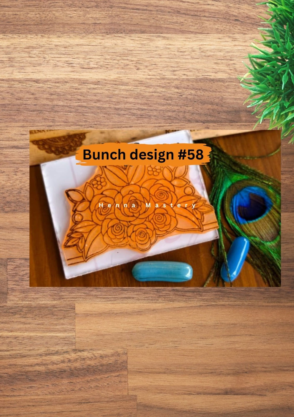 Reusable Mehandi/Henna Stamps (Select any design of your choice ) +FREE DELIVERY