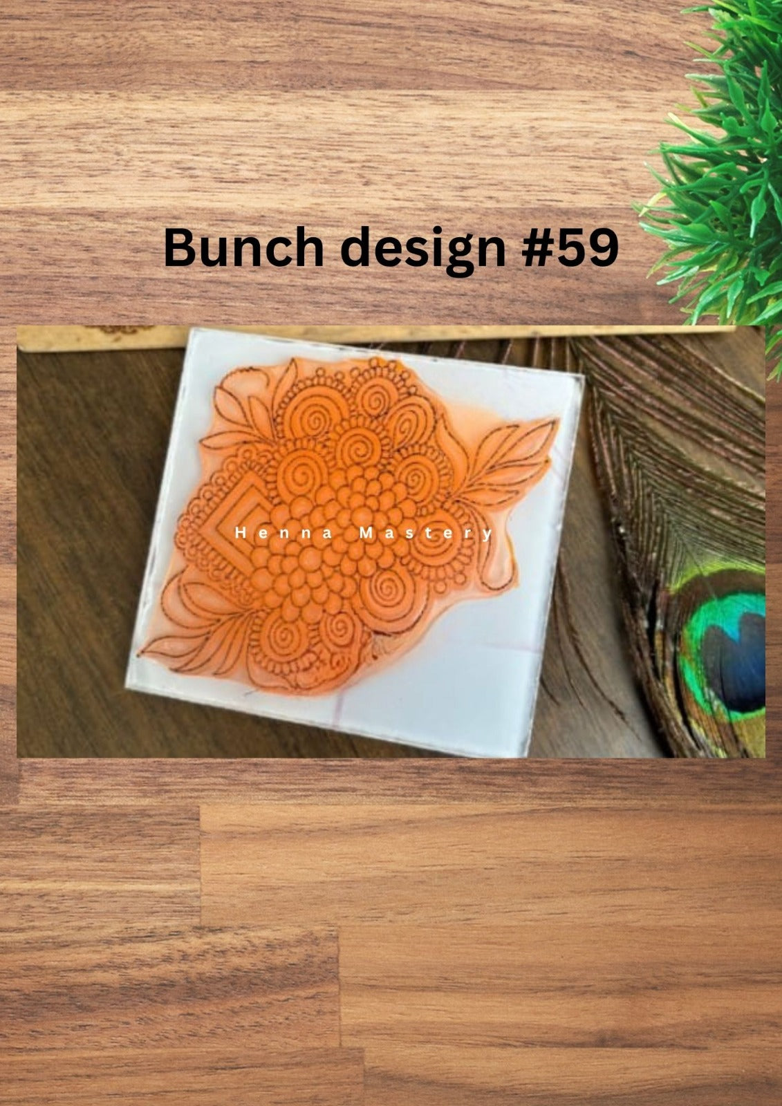 Reusable Mehandi/Henna Stamps (Select any design of your choice ) +FREE DELIVERY