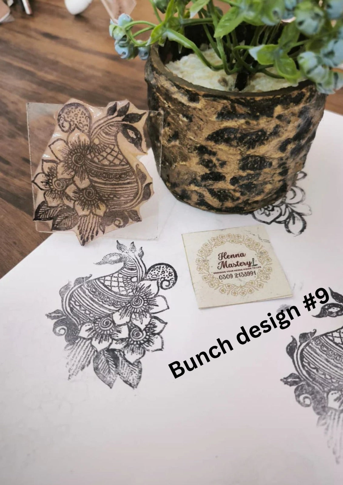 Reusable Mehandi/Henna Stamps (Select any design of your choice ) +FREE DELIVERY