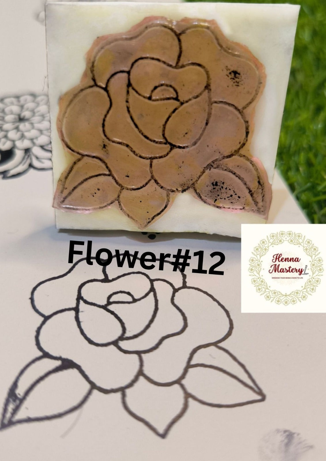 Reusable Mehandi/Henna Stamps (Select any design of your choice ) +FREE DELIVERY