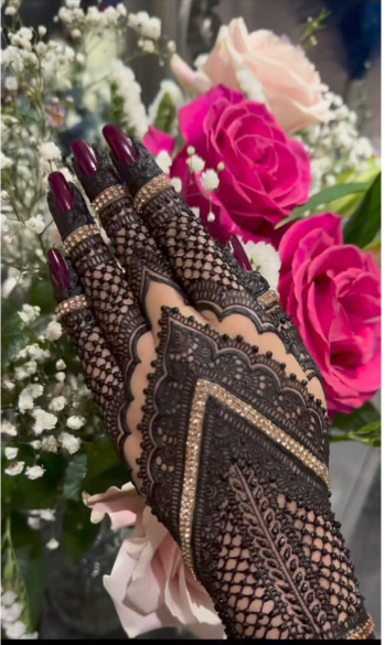 Silver Colour stick-on Diamanté Strips.