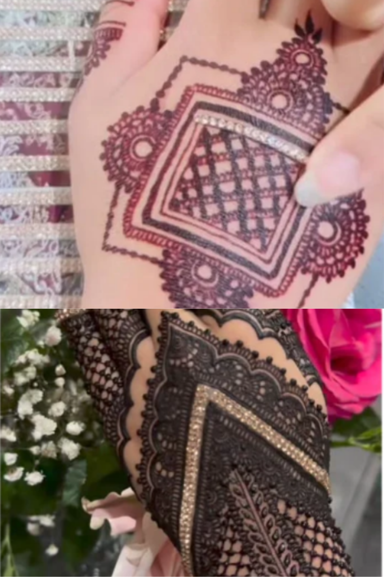 Stick-on Diamanté Strips.