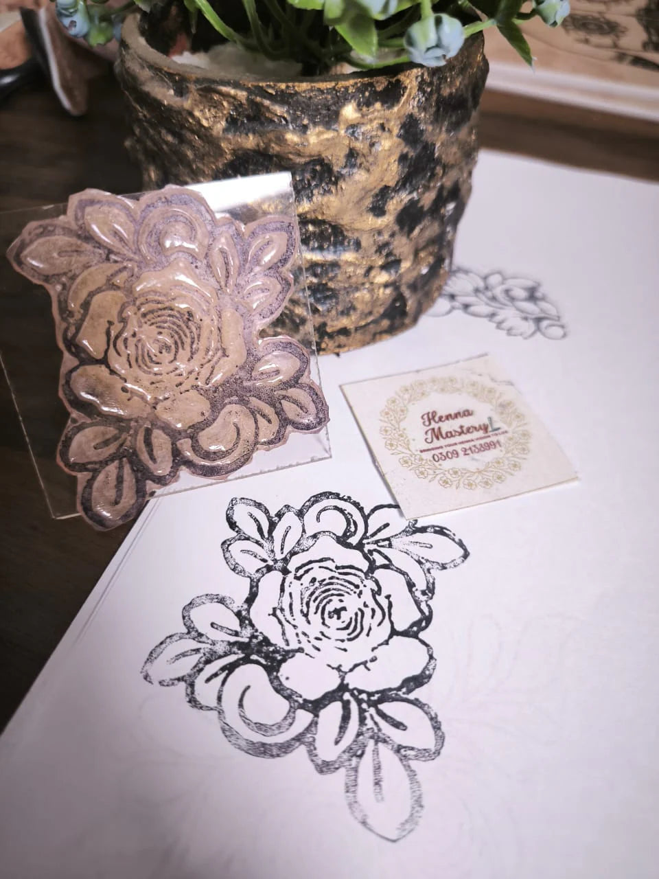 Reusable Mehandi/Henna Stamps (Select any design of your choice ) +FREE DELIVERY