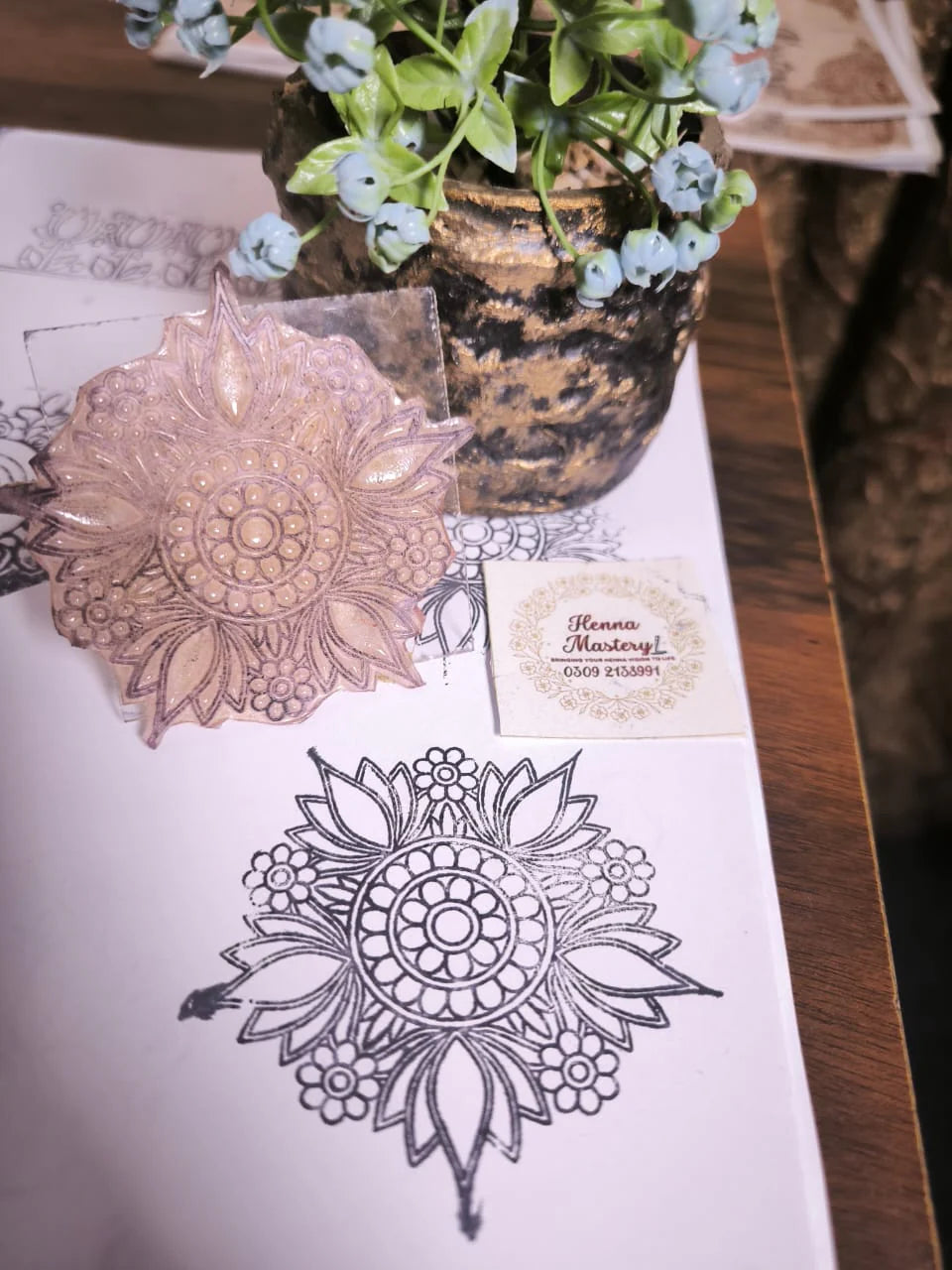 Reusable Mehandi/Henna Stamps (Select any design of your choice ) +FREE DELIVERY