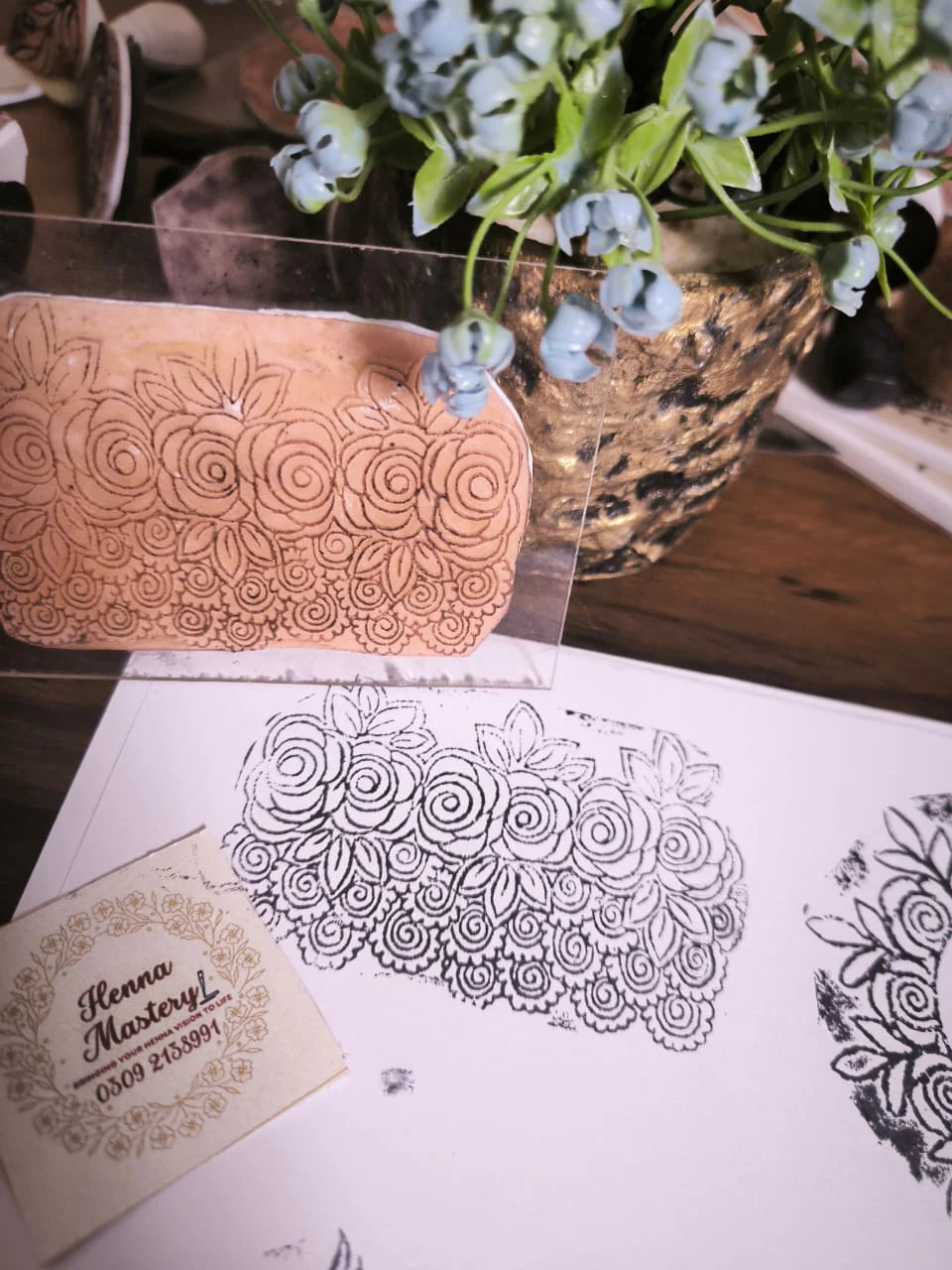 Reusable Mehandi/Henna Stamps (Select any design of your choice ) +FREE DELIVERY
