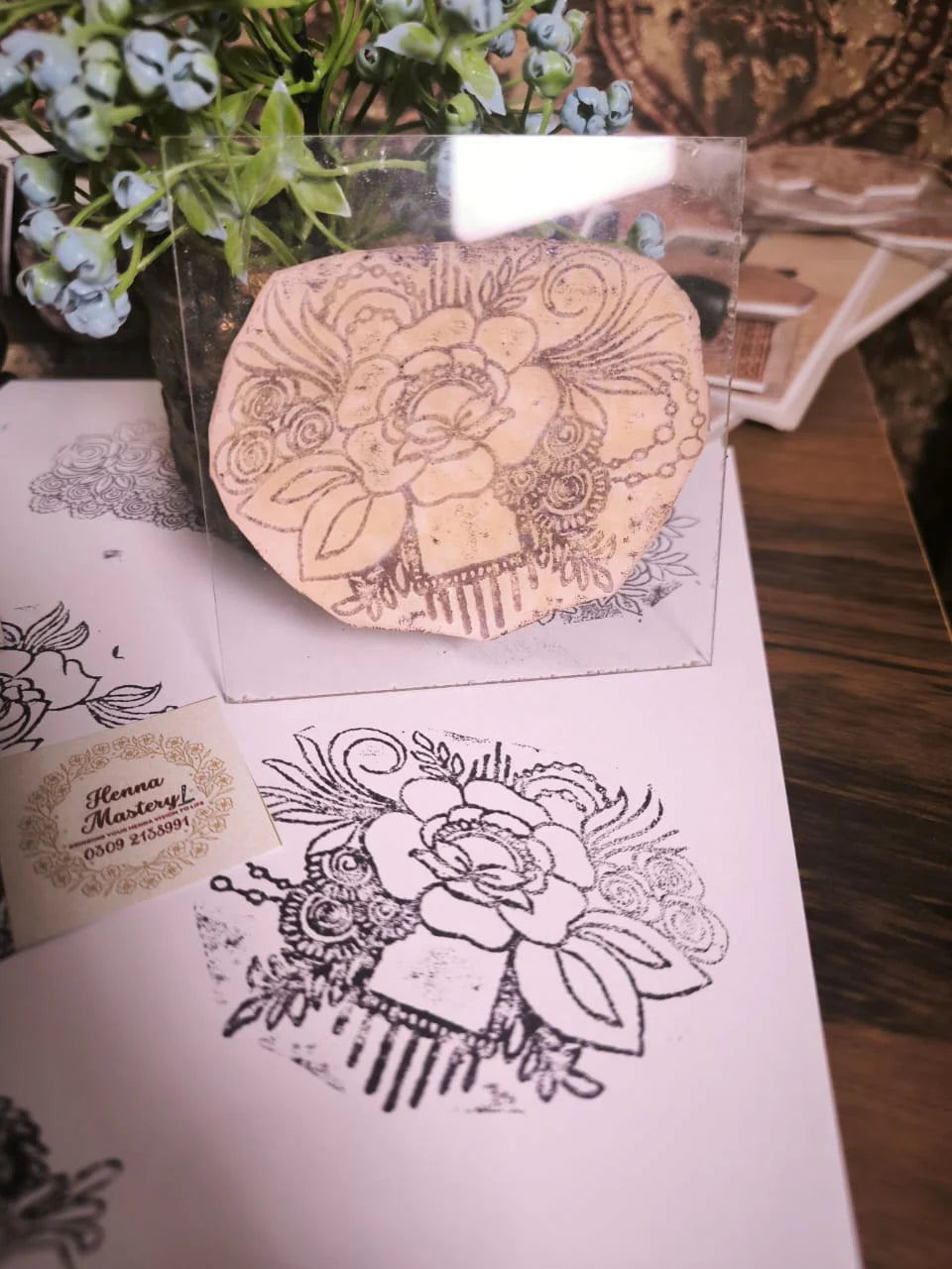 Reusable Mehandi/Henna Stamps (Select any design of your choice ) +FREE DELIVERY