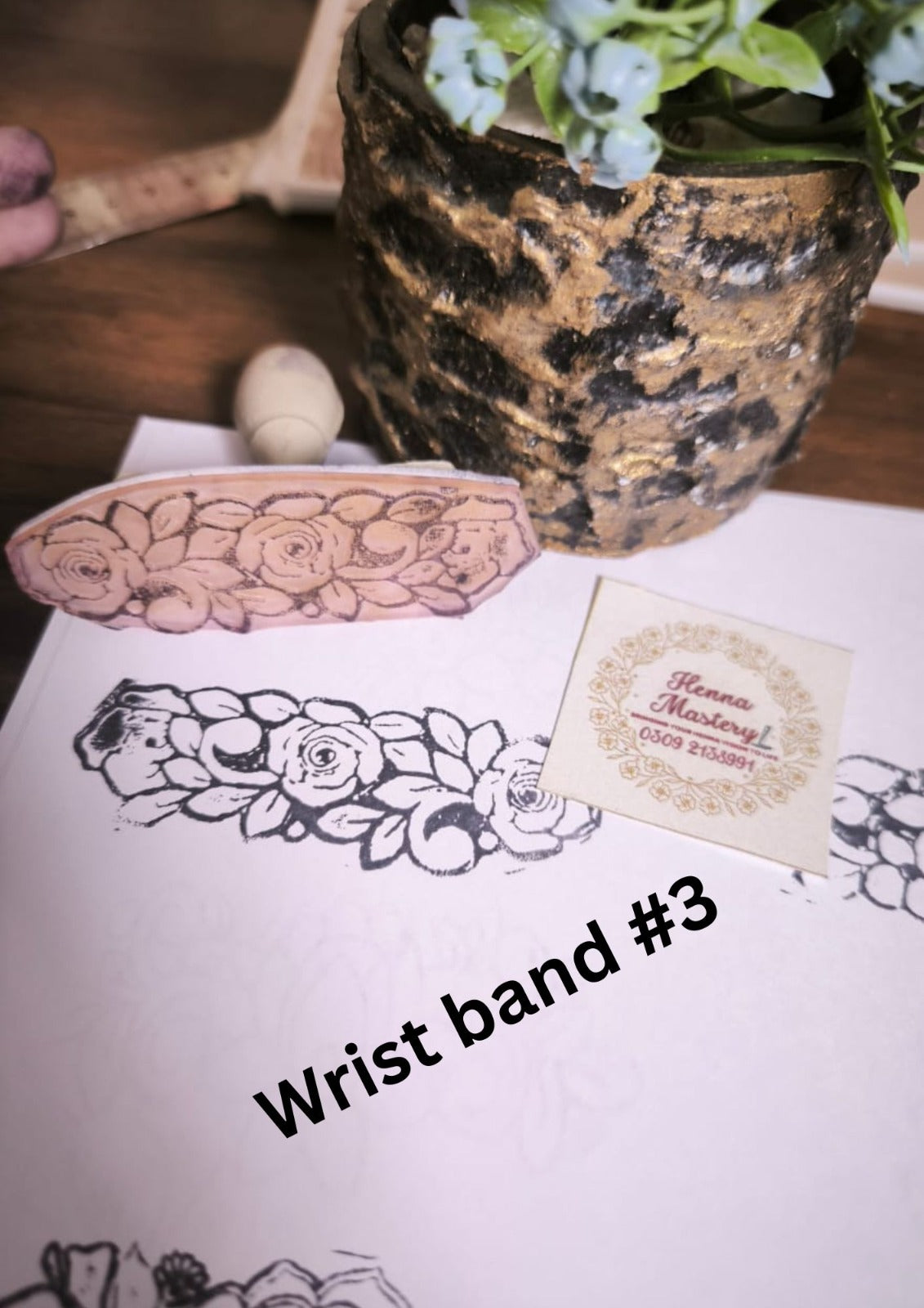 Reusable Mehandi/Henna Stamps (Select any design of your choice ) +FREE DELIVERY