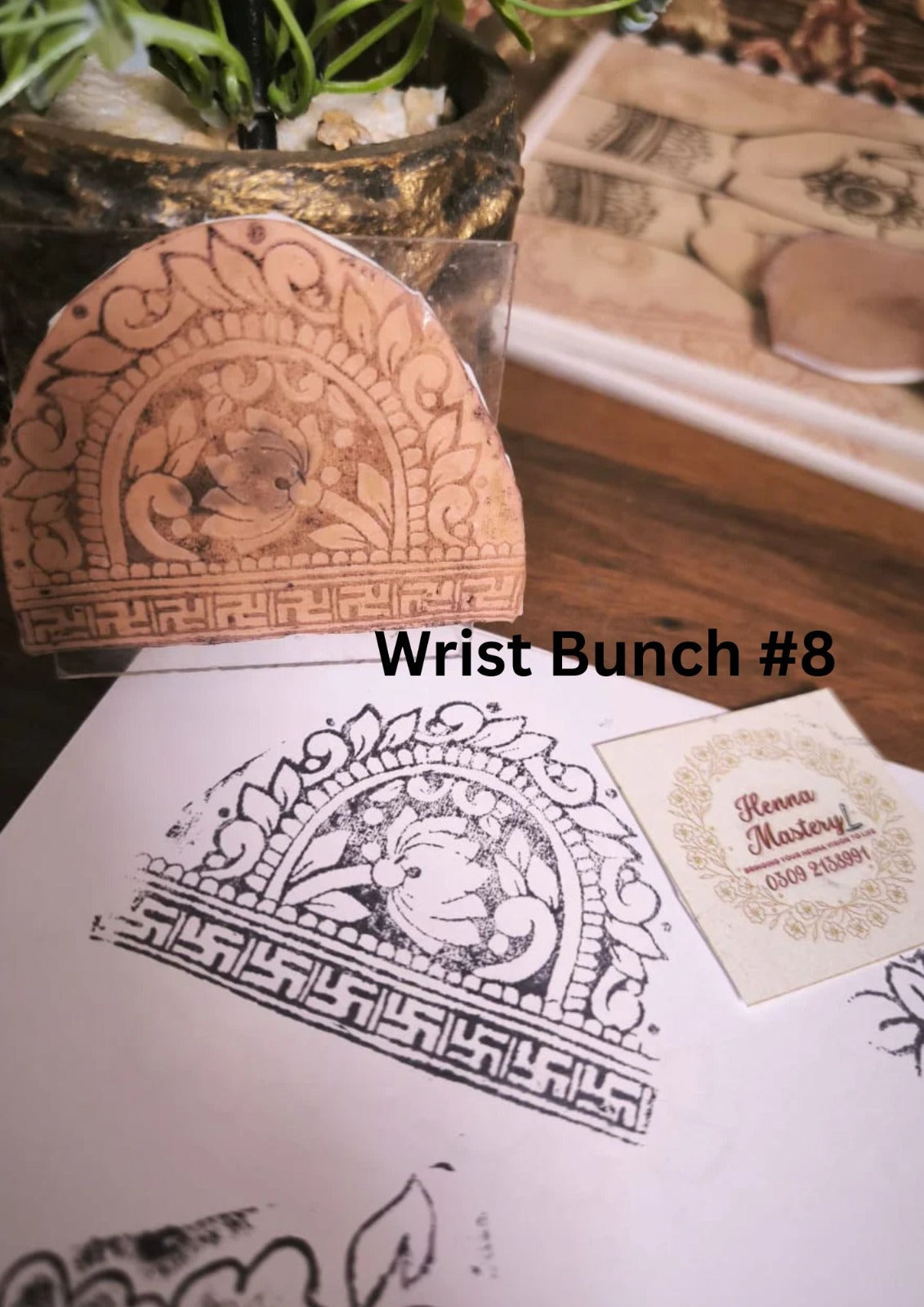 Reusable Mehandi/Henna Stamps (Select any design of your choice ) +FREE DELIVERY