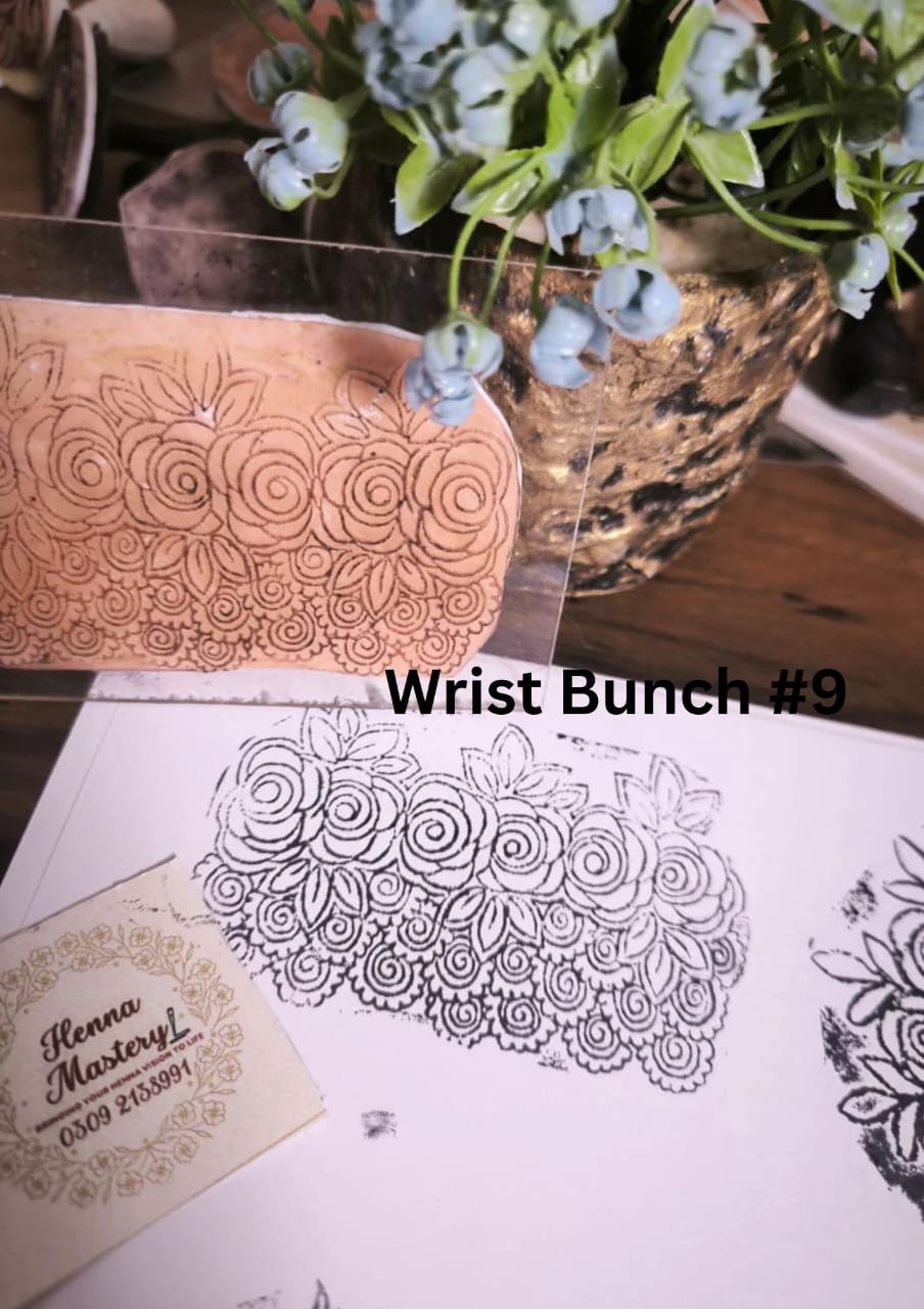 Reusable Mehandi/Henna Stamps (Select any design of your choice ) +FREE DELIVERY