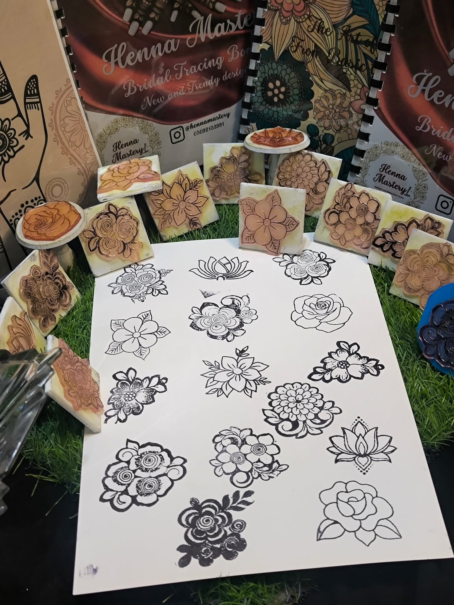 Silicone Henna Stamp