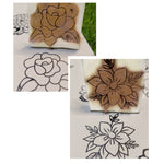 Reusable Mehandi/Henna Stamps Pack of 2 and a Bridal Henna cone.