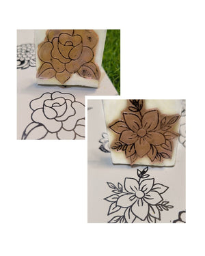 Reusable Mehandi/Henna Stamps Pack of 2 and a Bridal Henna cone.