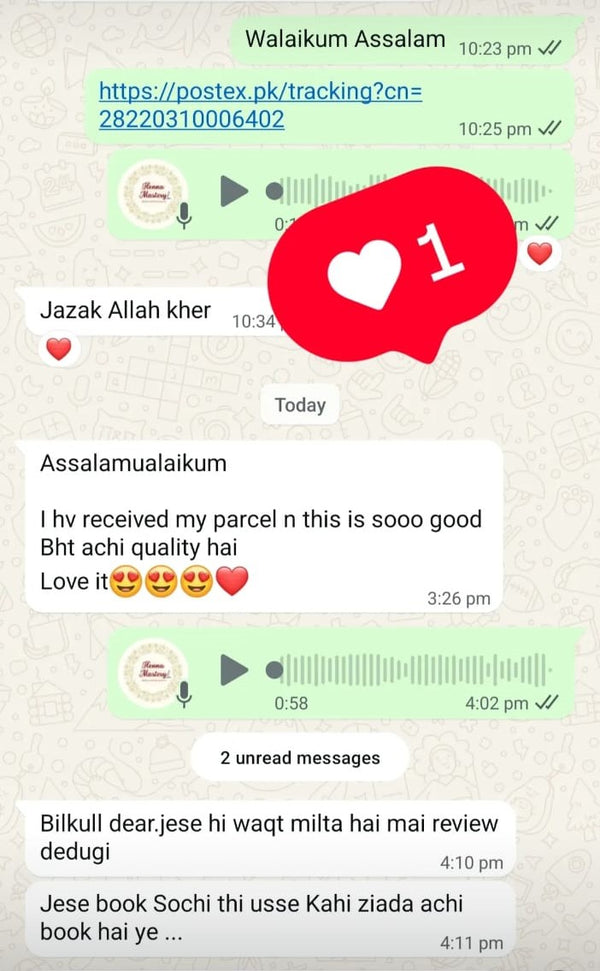 Customer review screenshot