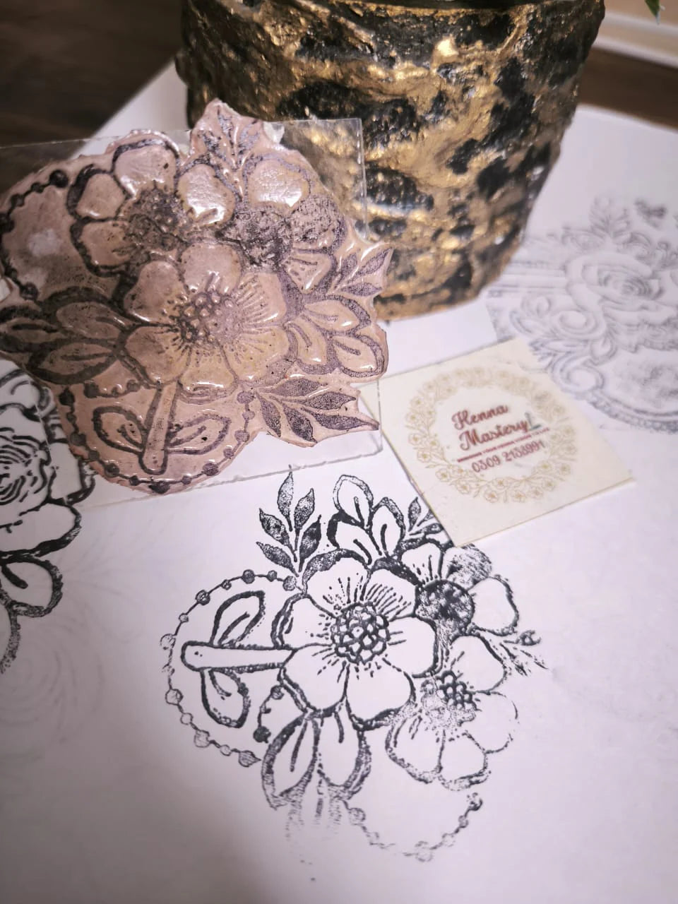 Make your own stamp bunches  ( Select any 4 bunches design of your choice )