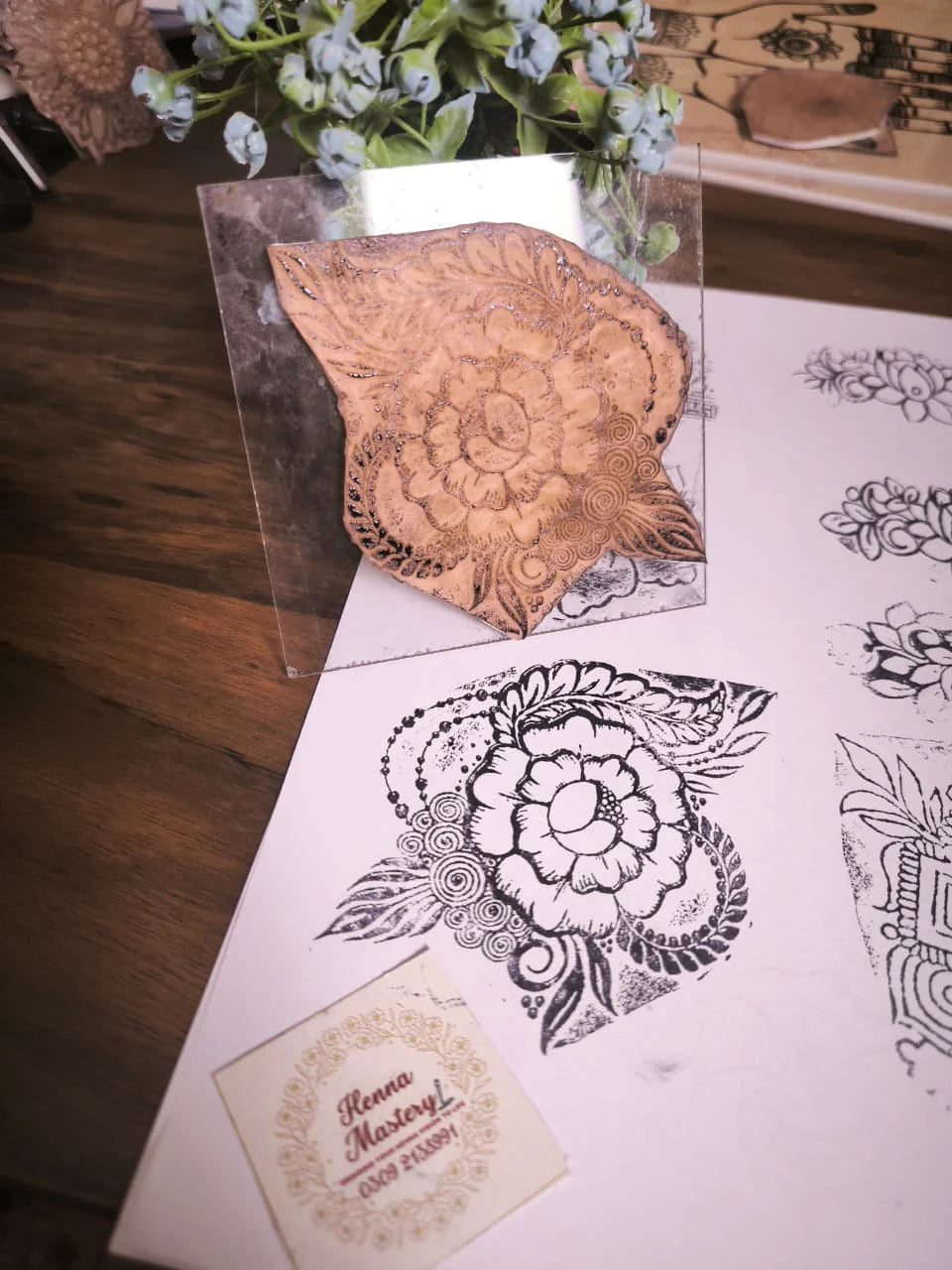 Make your own stamp bunches  ( Select any 4 bunches design of your choice )