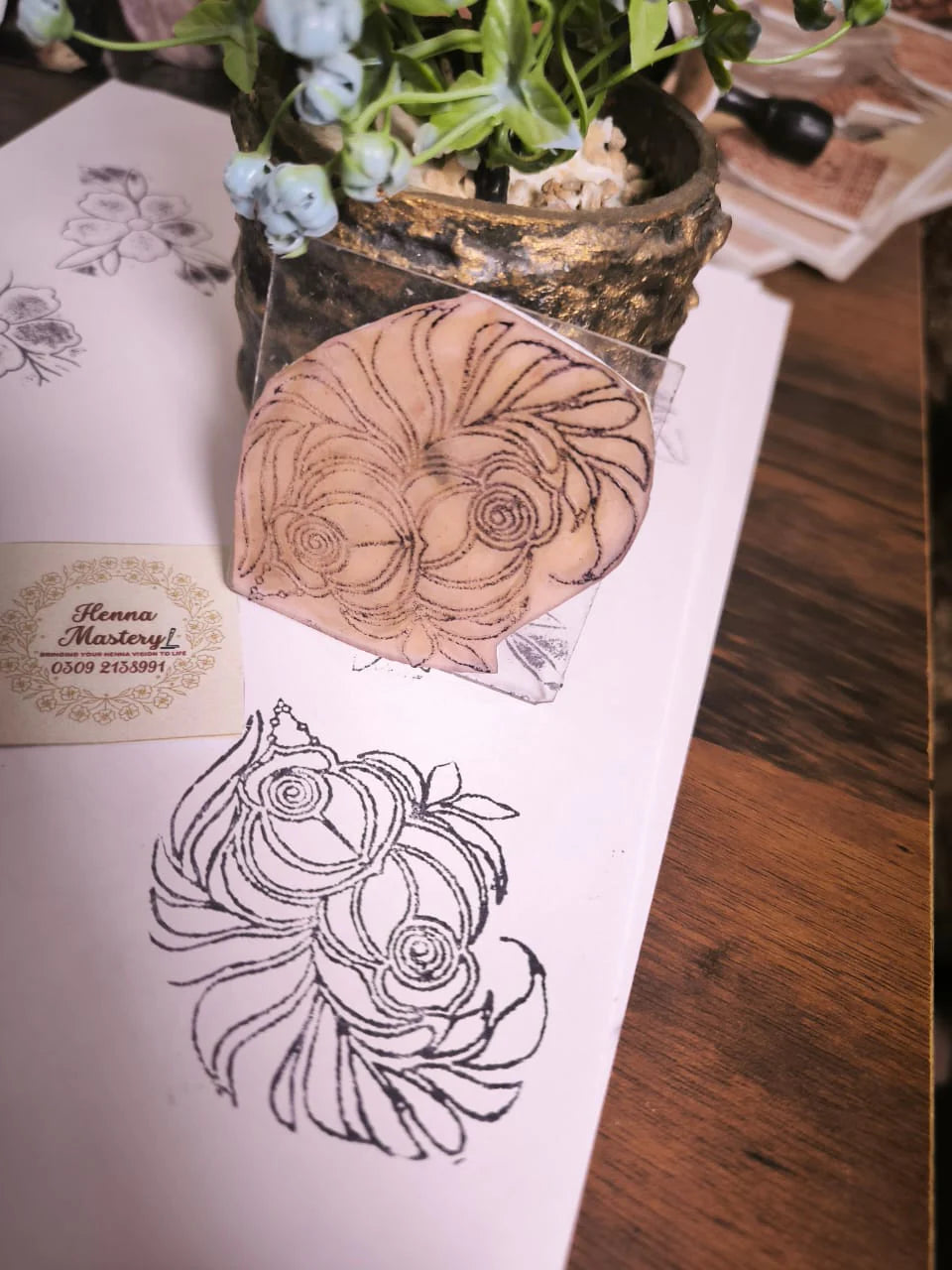 Make your own stamp bunches  ( Select any 4 bunches design of your choice )