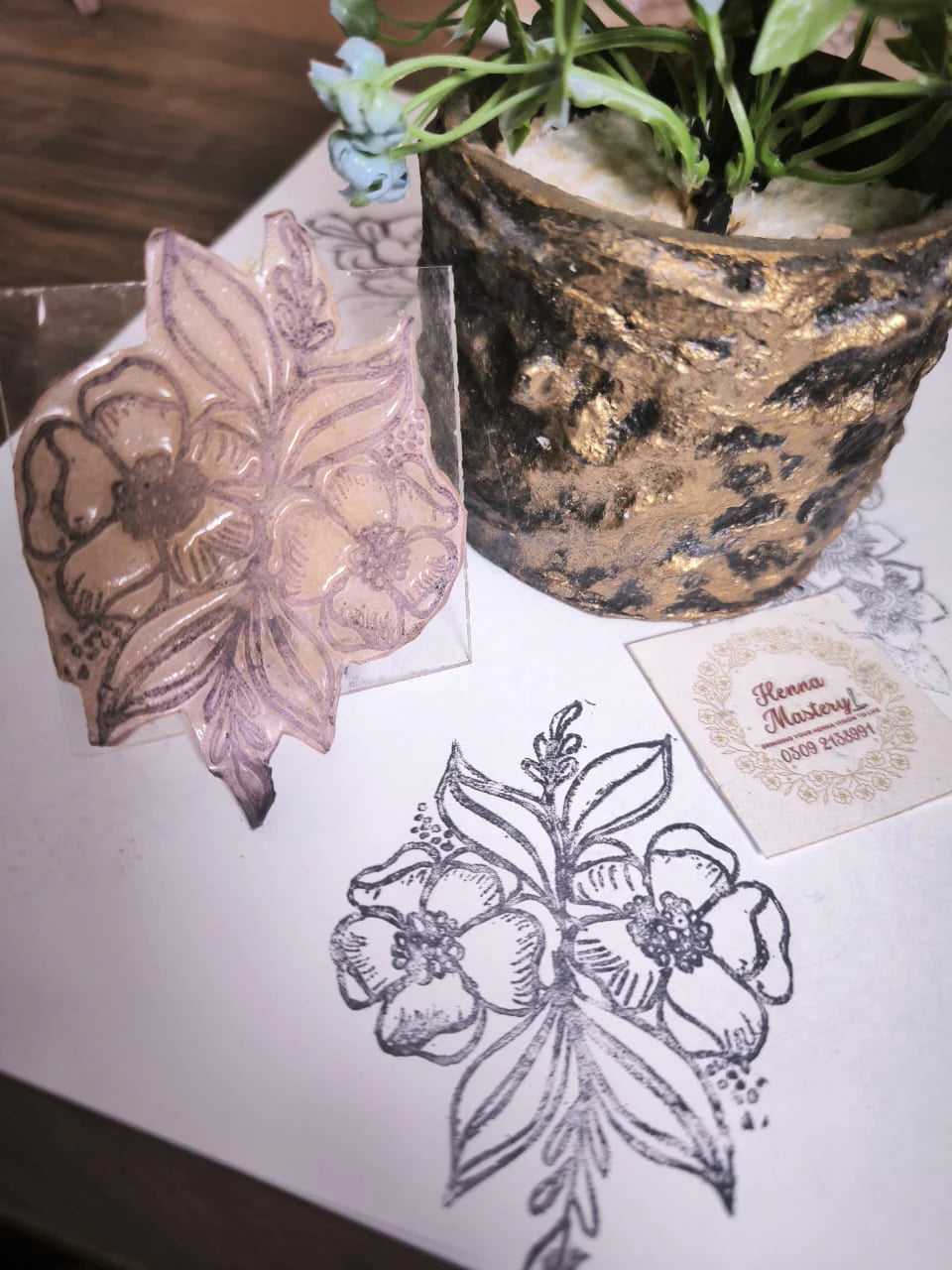 Make your own stamp bunches  ( Select any 4 bunches design of your choice )