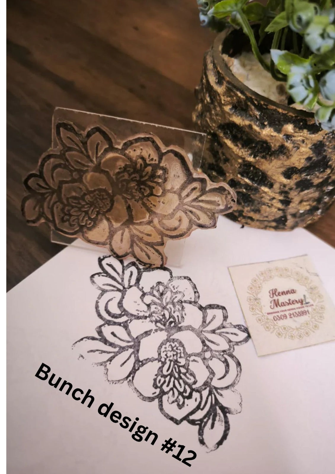 Reusable Mehandi/Henna Stamps (Select any design of your choice ) +FREE DELIVERY