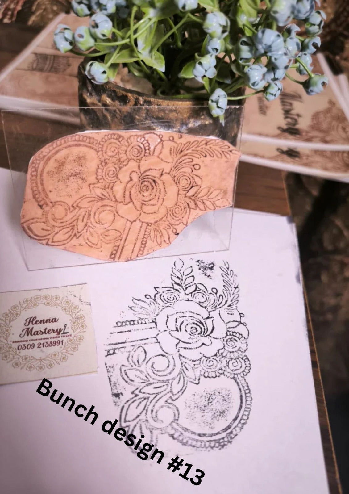 Reusable Mehandi/Henna Stamps (Select any design of your choice ) +FREE DELIVERY