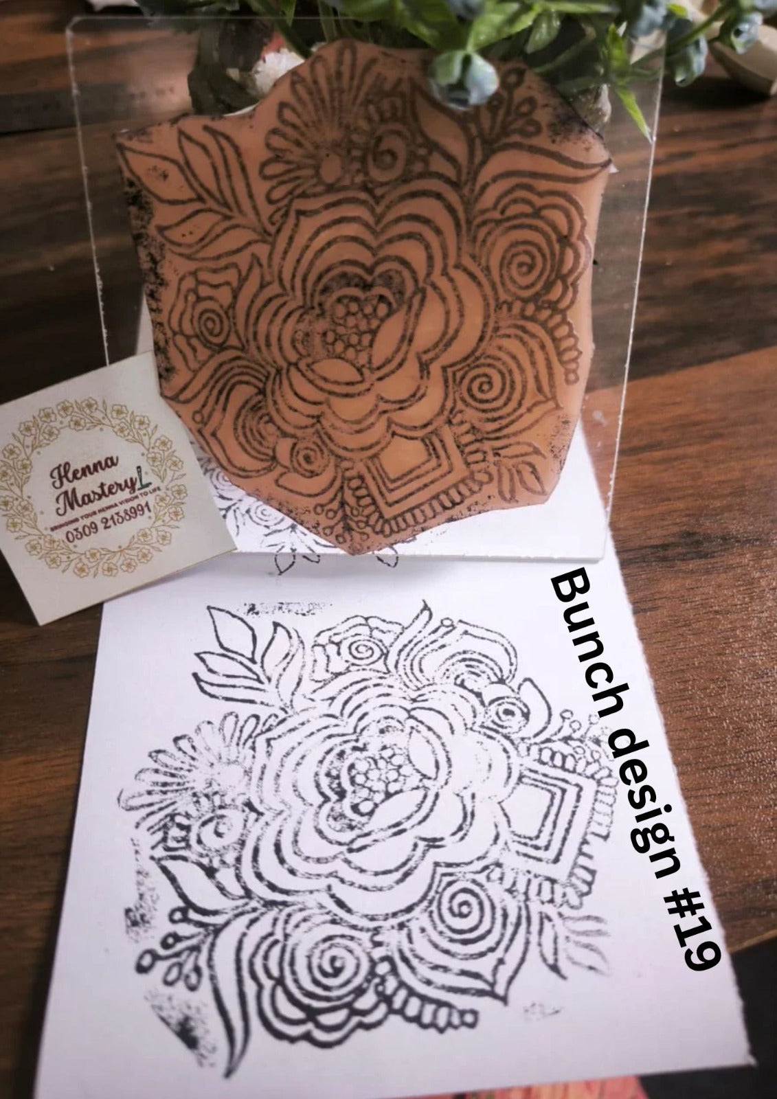 Reusable Mehandi/Henna Stamps (Select any design of your choice ) +FREE DELIVERY