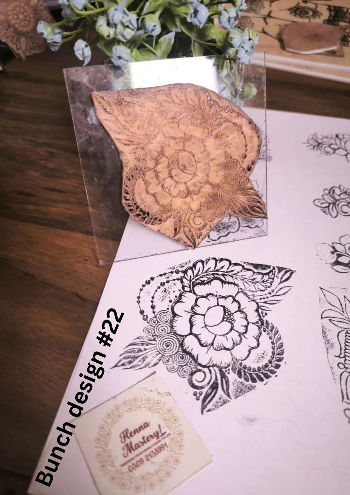 Reusable Mehandi/Henna Stamps (Select any design of your choice ) +FREE DELIVERY