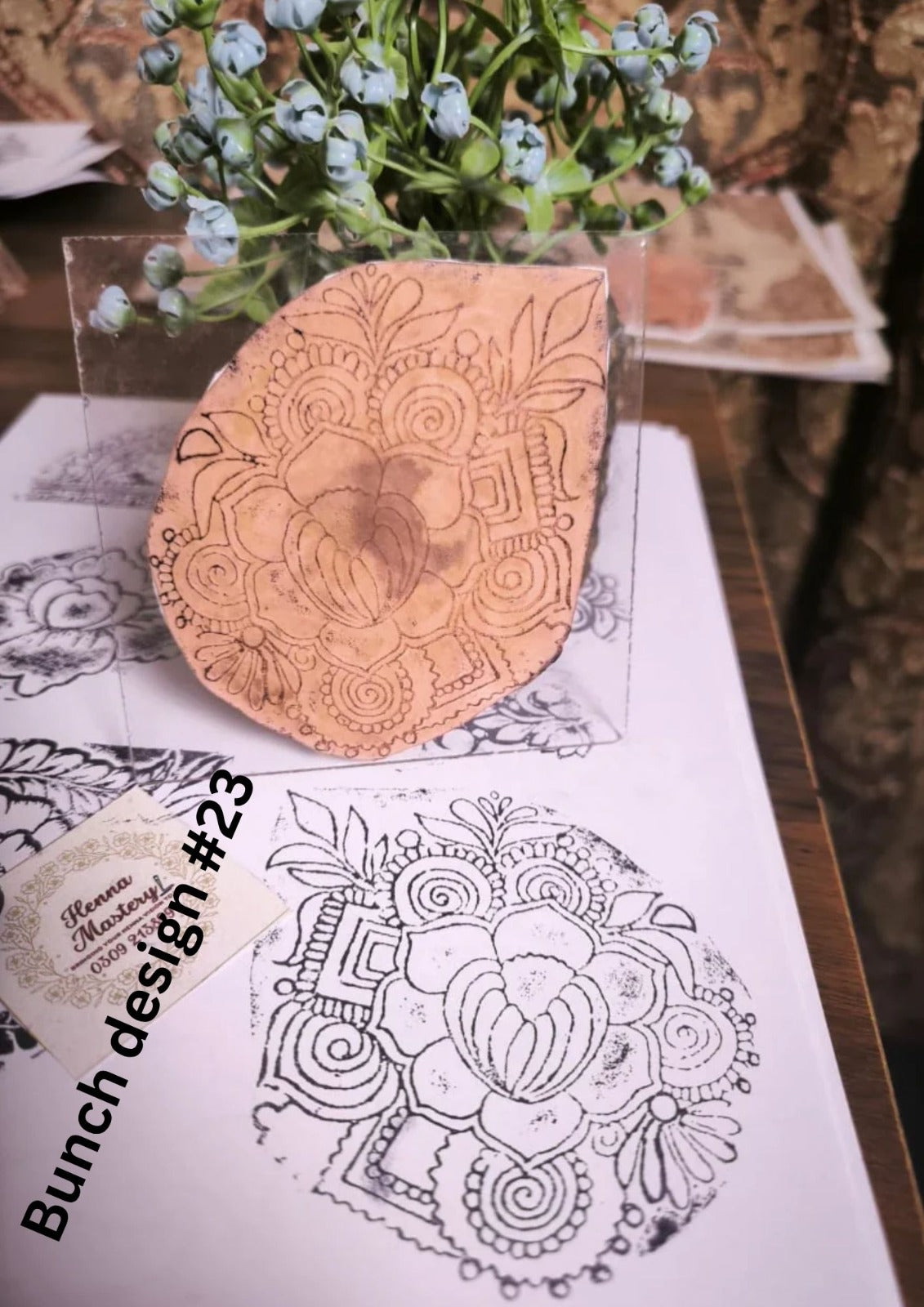 Reusable Mehandi/Henna Stamps (Select any design of your choice ) +FREE DELIVERY