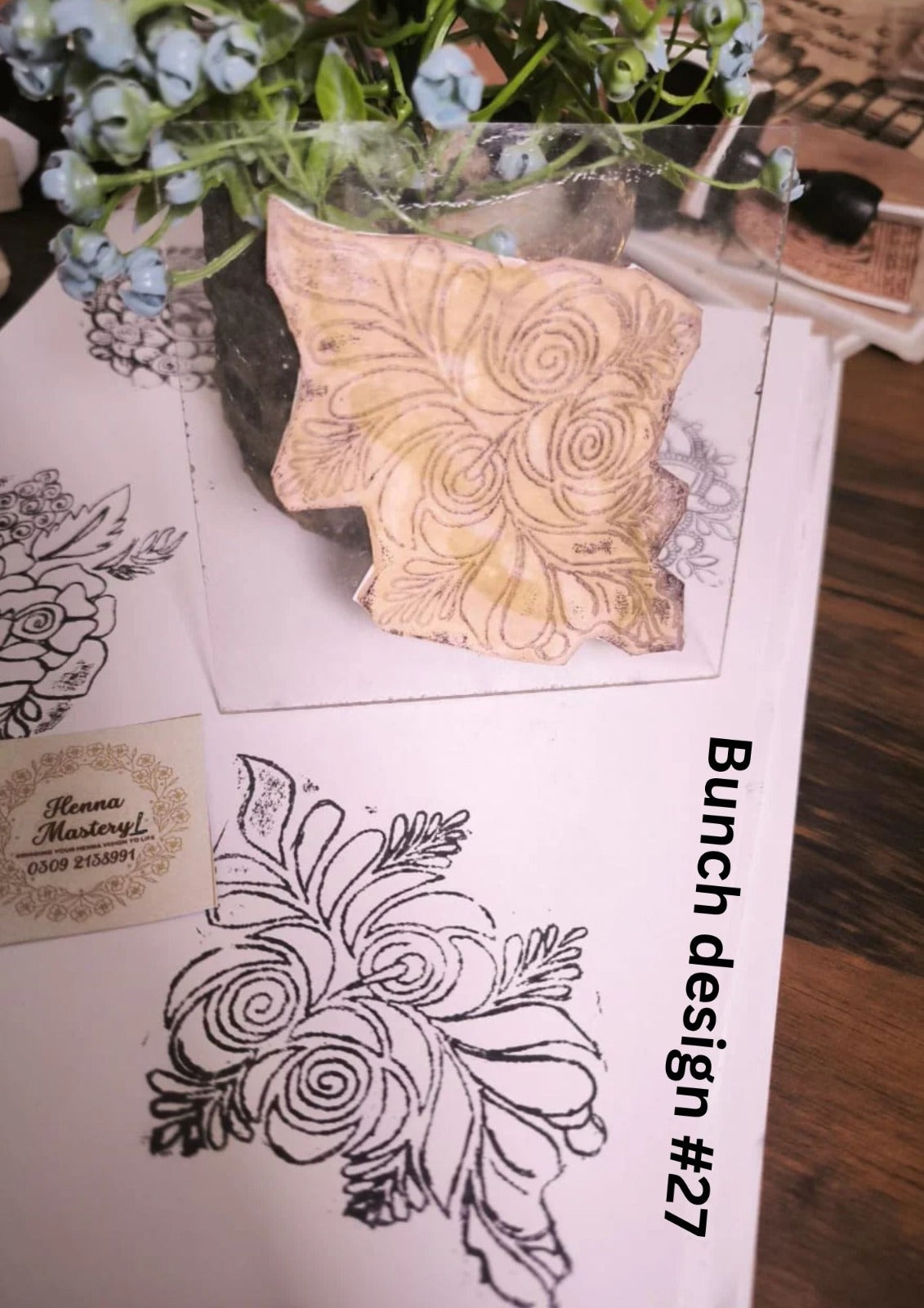 Reusable Mehandi/Henna Stamps (Select any design of your choice ) +FREE DELIVERY