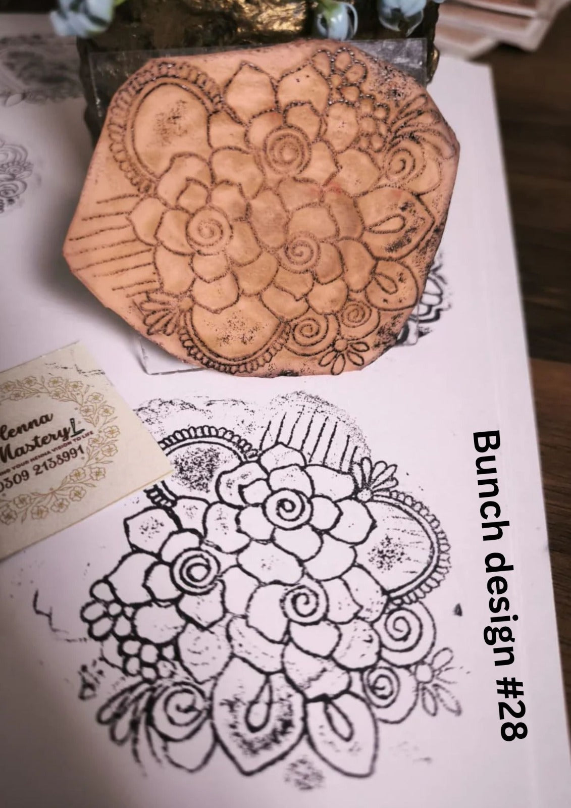 Reusable Mehandi/Henna Stamps (Select any design of your choice ) +FREE DELIVERY