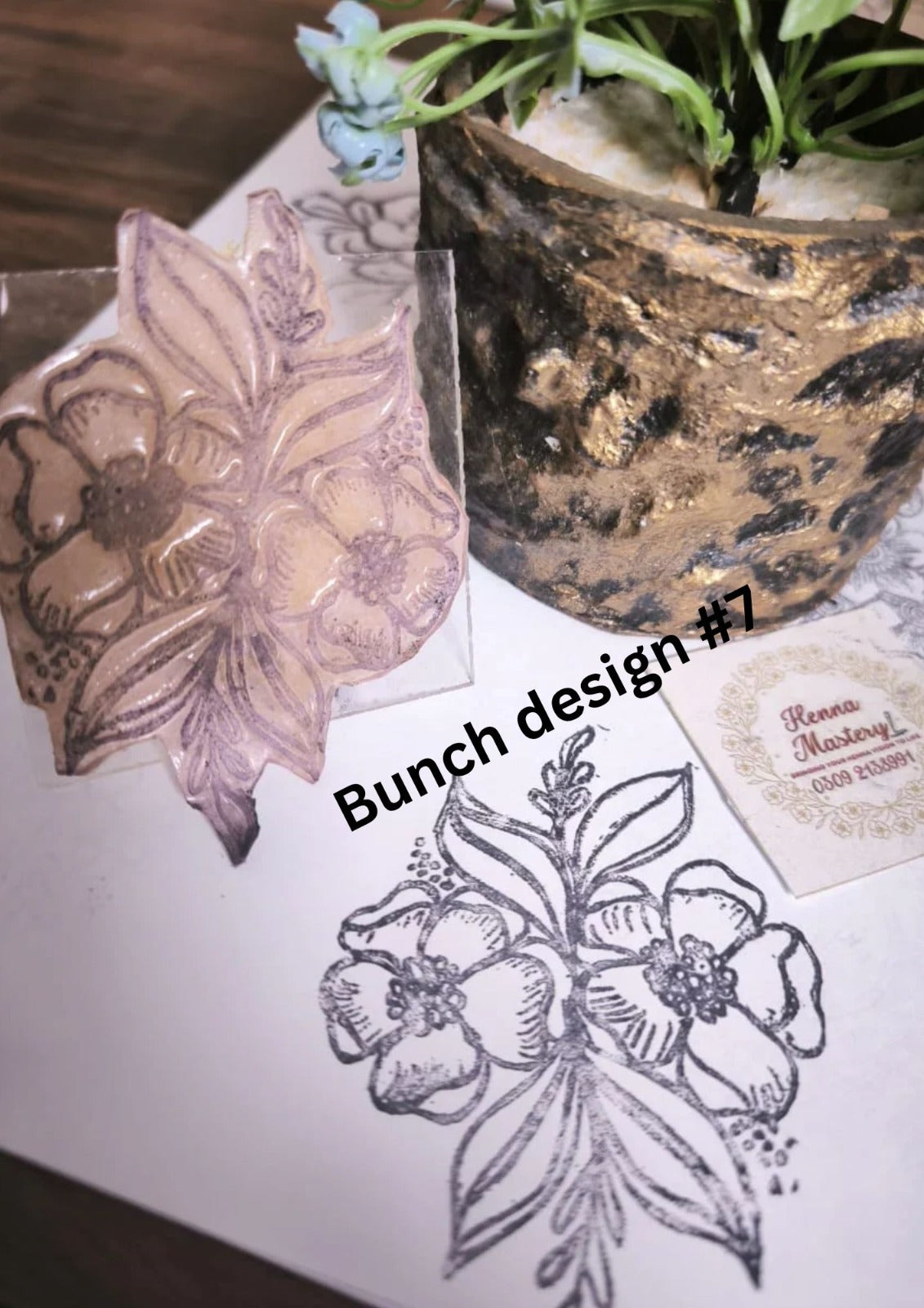 Reusable Mehandi/Henna Stamps (Select any design of your choice ) +FREE DELIVERY