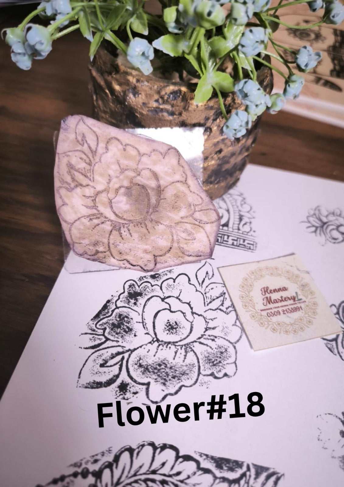 Reusable Mehandi/Henna Stamps (Select any design of your choice ) +FREE DELIVERY