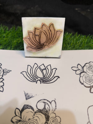 Reusable Mehandi/Henna Stamps Pack of 10 Beautiful Designs,Ink Pad and 1 Bridal Henna cone.