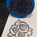 Reusable Mehandi/Henna Stamps Pack of 10 Beautiful Designs,Ink Pad and 1 Bridal Henna cone.