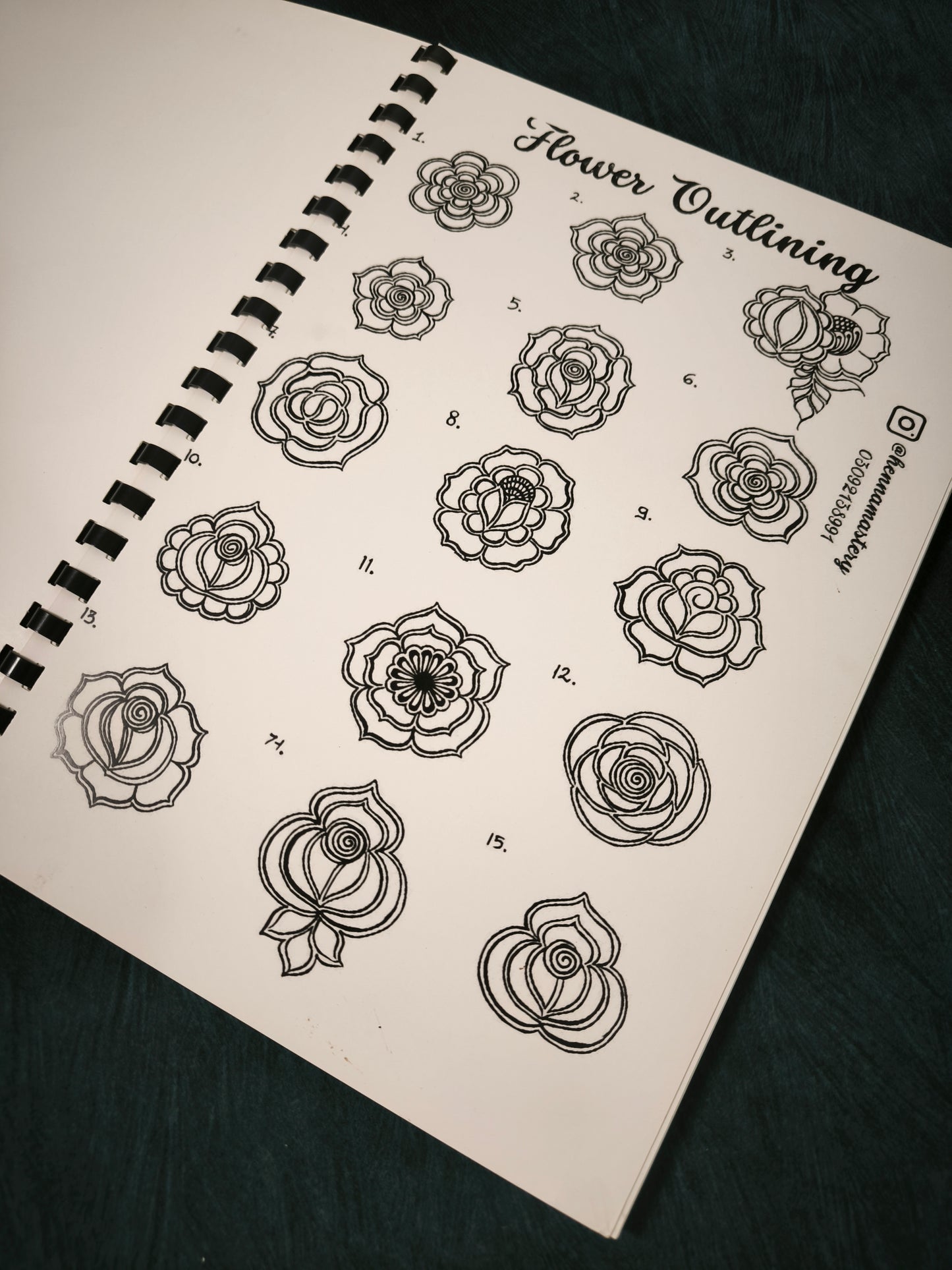Arabic Henna Reusable Tracing Book Volumes Basic and Advanced Edition + FREE Reusable Acrylic Sheet and a Practice Cone.