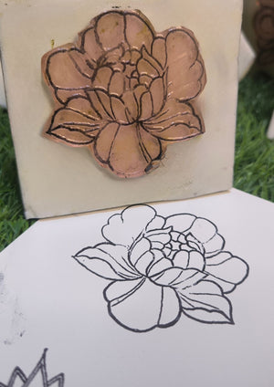 Reusable Mehandi/Henna Stamps Pack of 5  Beautiful Floral Designs and a Bridal Henna cone.