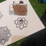 Reusable Mehandi/Henna Stamps Pack of 5  Beautiful Floral Designs and a Bridal Henna cone.