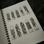 Henna Reusable Tracing Book + FREE Reusable Acrylic sheet and a Practice Cone. (Volume 3)