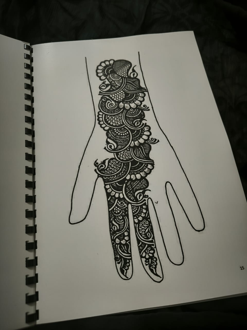 Henna Reusable Tracing Book + FREE Reusable Acrylic sheet and a Practice Cone. (Volume 3)