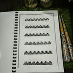 Henna Reusable Tracing Book + FREE Reusable Acrylic sheet and a Practice Cone. (Volume 3)