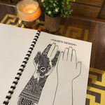 Henna Reusable Tracing Book Book + FREE Reusable Acrylic Sheet and a Practice Cone. (Volume 2)