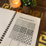Henna Reusable Tracing Book Book + FREE Reusable Acrylic Sheet and a Practice Cone. (Volume 2)