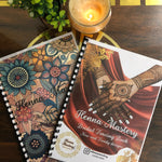 Pack of any 2 Henna Tracing Books of your choice with Reusable Acrylic sheet, a practice cone and free Dc.