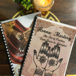 Pack of any 2 Henna Tracing Books of your choice with Reusable Acrylic sheet, a practice cone and free Dc.